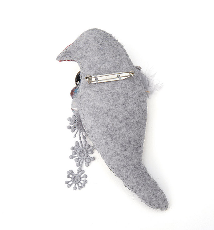 irodori az brooch(文鳥) No.5XW-0006-01の通販｜きもの365