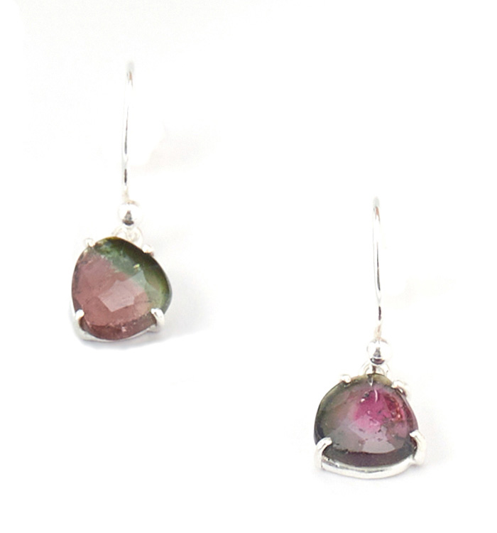 バイカラートルマリンのピアス No.5XE-0004-00の通販｜きもの365