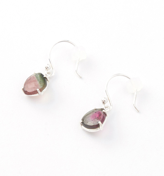 バイカラートルマリンのピアス No.5XE-0004-00の通販｜きもの365