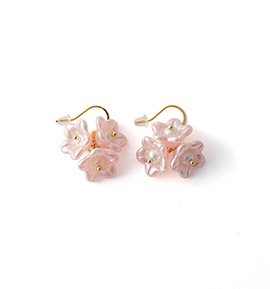 小花 アクセサリー フックピアス No.5XA-0025-02