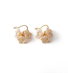 小花 アクセサリー フックピアス No.5XA-0025-03