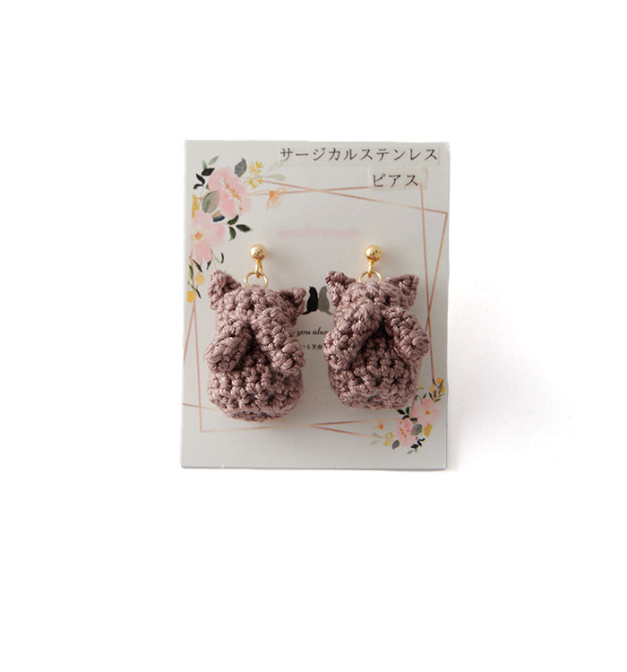 照れてる猫ちゃん ポストピアス No.5XI-0004-02_02