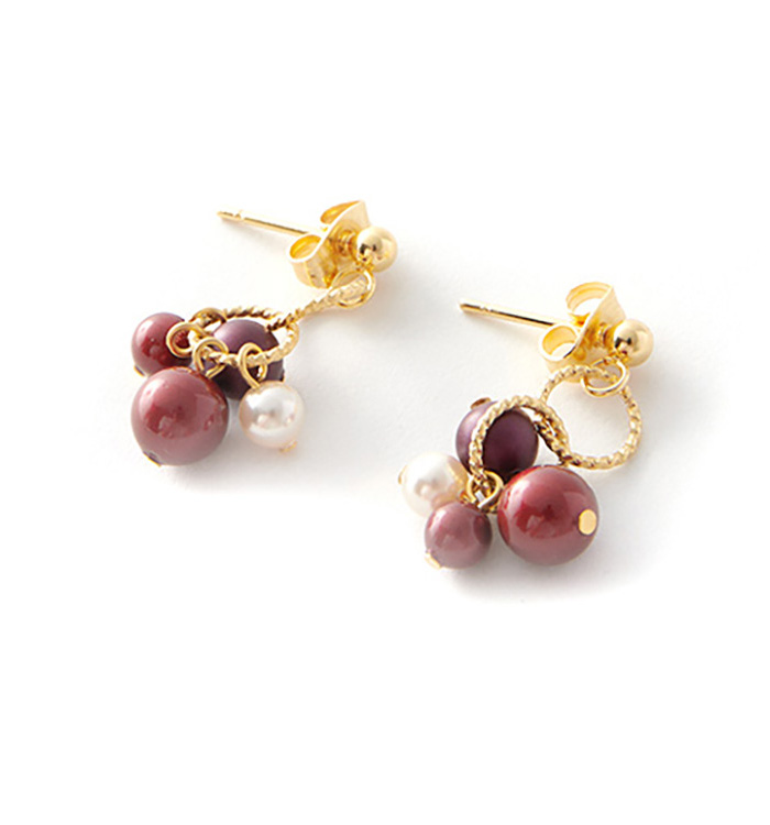 オーナメント風 アクセサリー ポストピアス No.5XJ-0033-01の通販