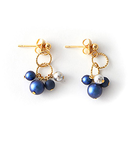 オーナメント風 アクセサリー ポストピアス No.5XJ-0033-02の通販