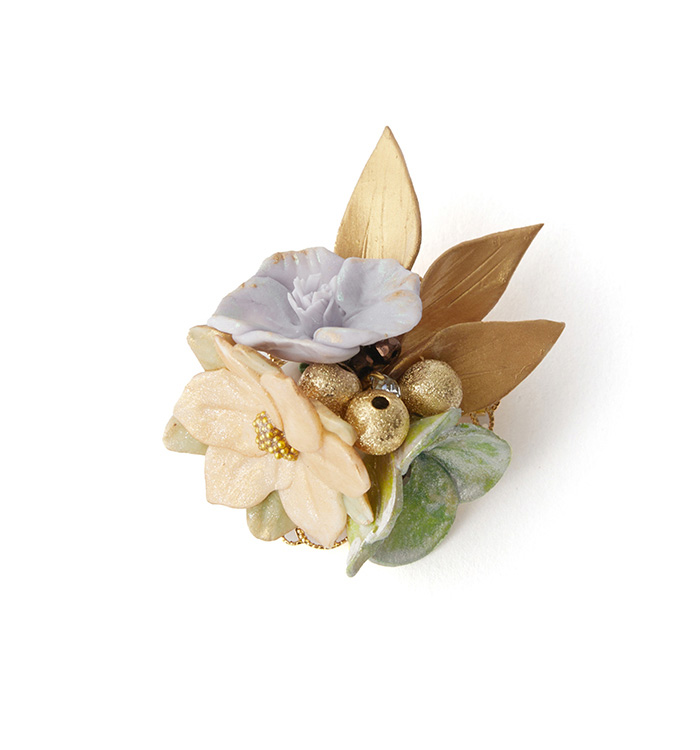 3色クリスマスローズのブローチ No.5XU-0011-00の通販｜きもの365