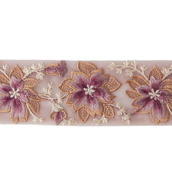 インド刺繍リボン セット 50cmカット×3本 (3) No.5ZK-0198-00の通販