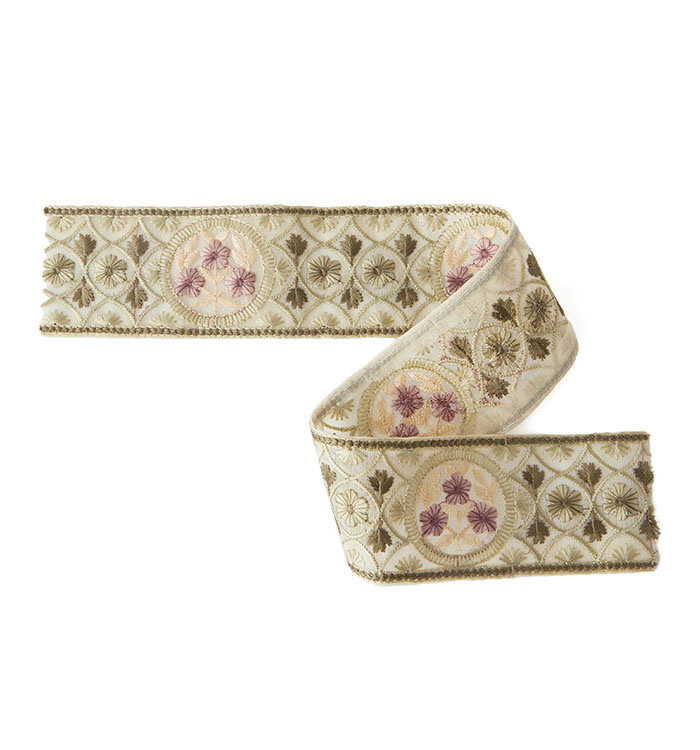 インド刺繍リボン セット 50cmカット×3本 (3) No.5ZK-0198-00の通販