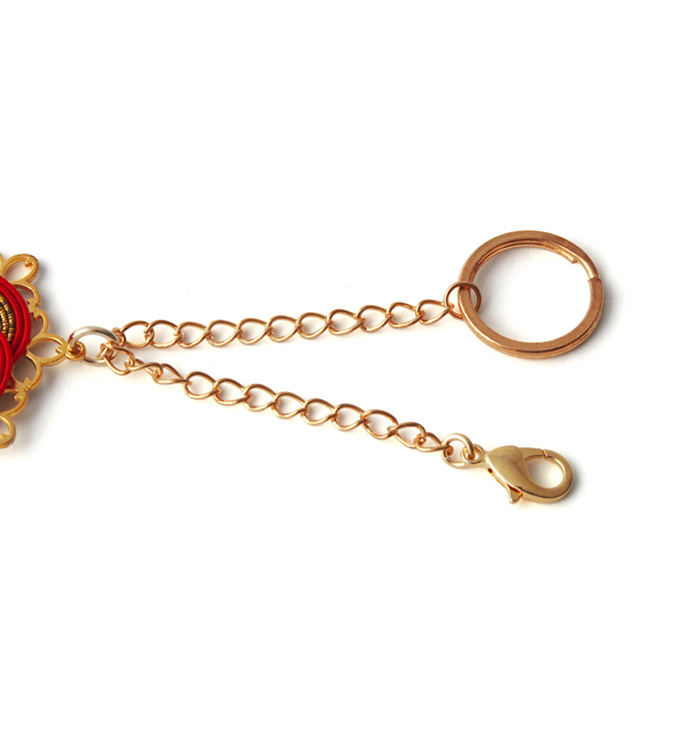 水引のパワーストーン付きバックチャーム No.5VD-0046-01の通販