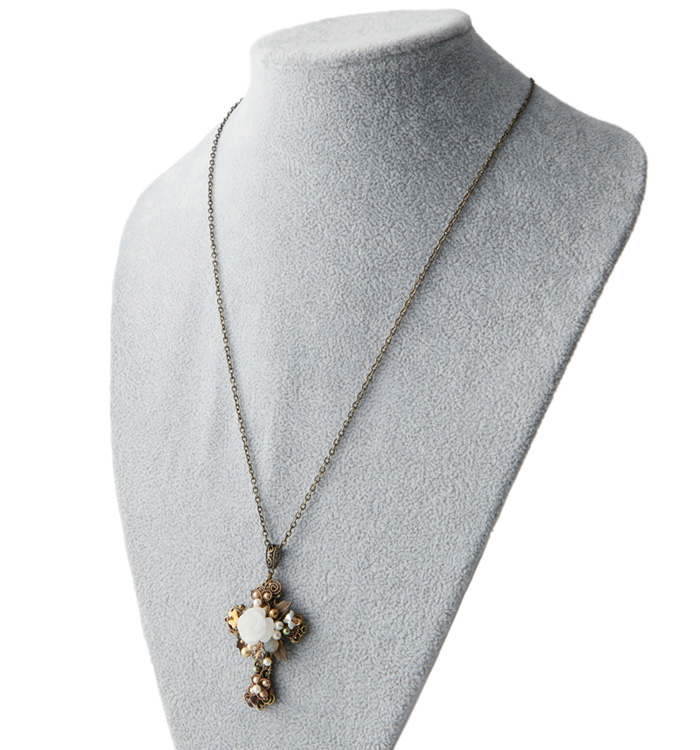 薔薇の十字架ペンダント No.5XZ-0004-01の通販｜きもの365