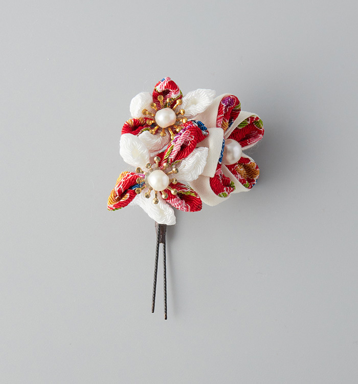 Amour つまみ細工かんざしミニ No.5ZN-0199-00の通販｜きもの365