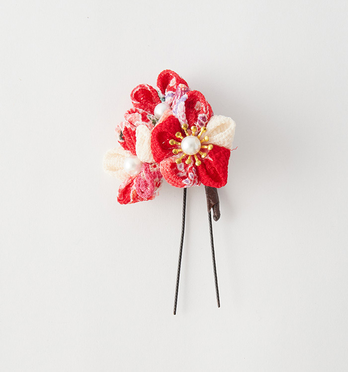 Bravery つまみ細工かんざしミニ No.5ZN-0202-00の通販｜きもの365