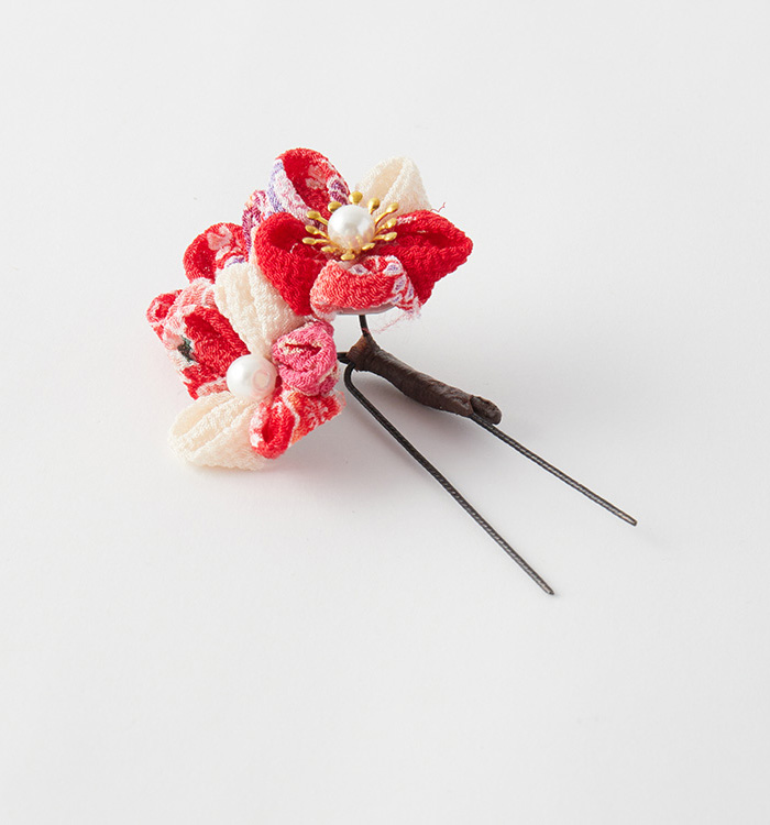 Bravery つまみ細工かんざしミニ No.5ZN-0202-00の通販｜きもの365