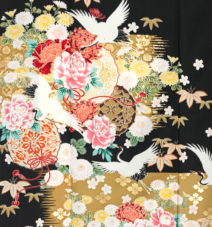 【着物単品】H・L 黒留袖 No.CE-2340-Mサイズ_01