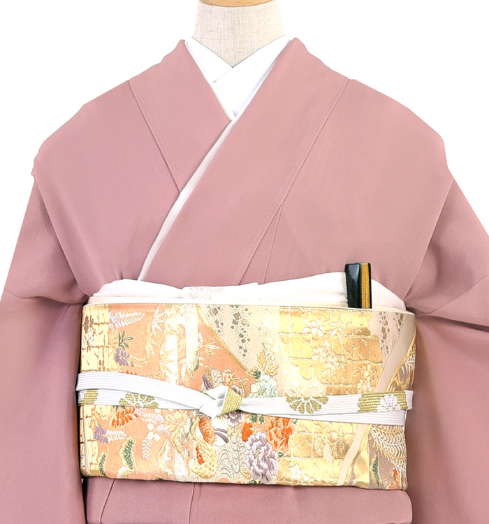 ［3927］色留袖 美品 友禅作家 龍谷 一つ紋 橘 正絹 着物 袷 作家物 3927］色留袖 美品 友禅作家 龍谷 一つ紋 橘 正絹 着物 袷 作家物