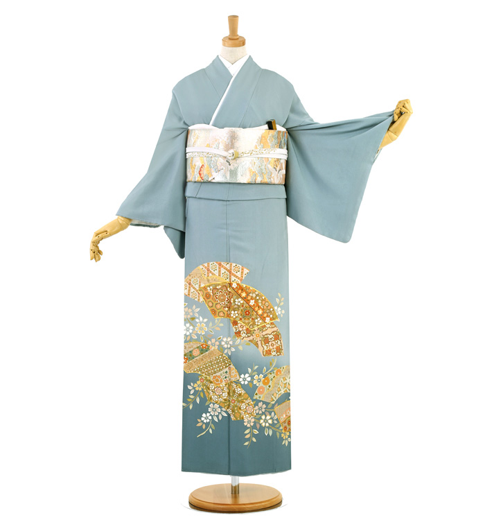 すごく粋な色留袖 着物 未仕立て 新品 楽天市場】【レンタル 高級正絹 色留袖 フルセットレンタル】色留袖