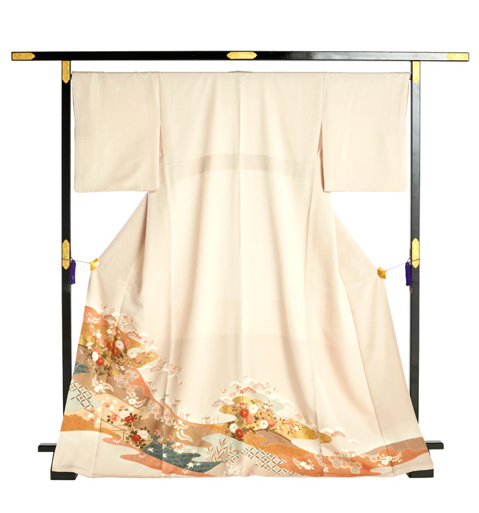芸能人着用柄 色留袖 No.DA-1084-ワイド-MOサイズのレンタル