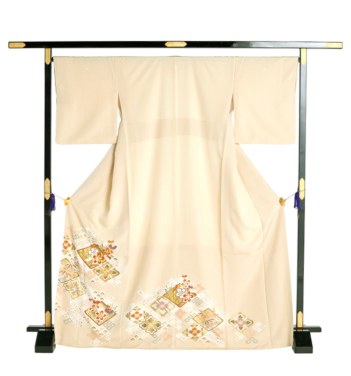 夏用色留袖レンタル（単衣）｜五つ紋｜結婚式｜式典｜着物レンタル