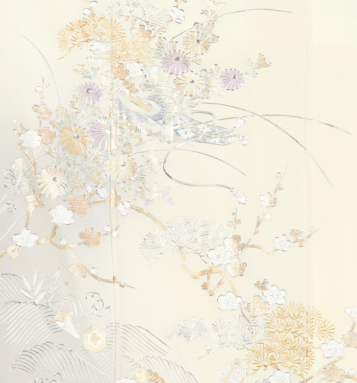 503mo16〇さが美 和田光正 色留袖 一つ紋 高身長 金彩〇しつけ