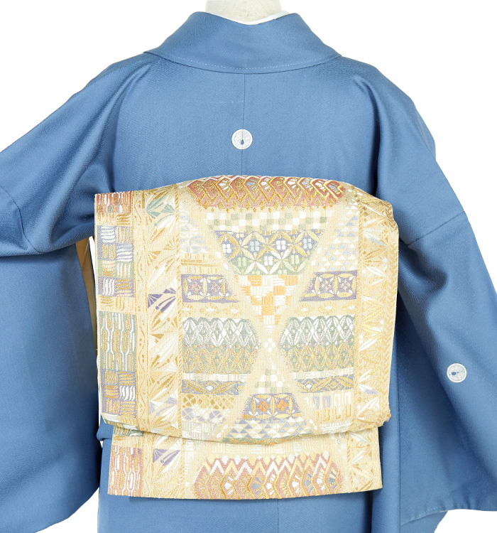 豪華　色留袖　超美品　結婚式　お呼ばれ　パーティー　山藍擦色　一つ紋（片喰紋） 豪華 色留袖 超美品 結婚式 お呼ばれ パーティー 山藍擦色 一つ