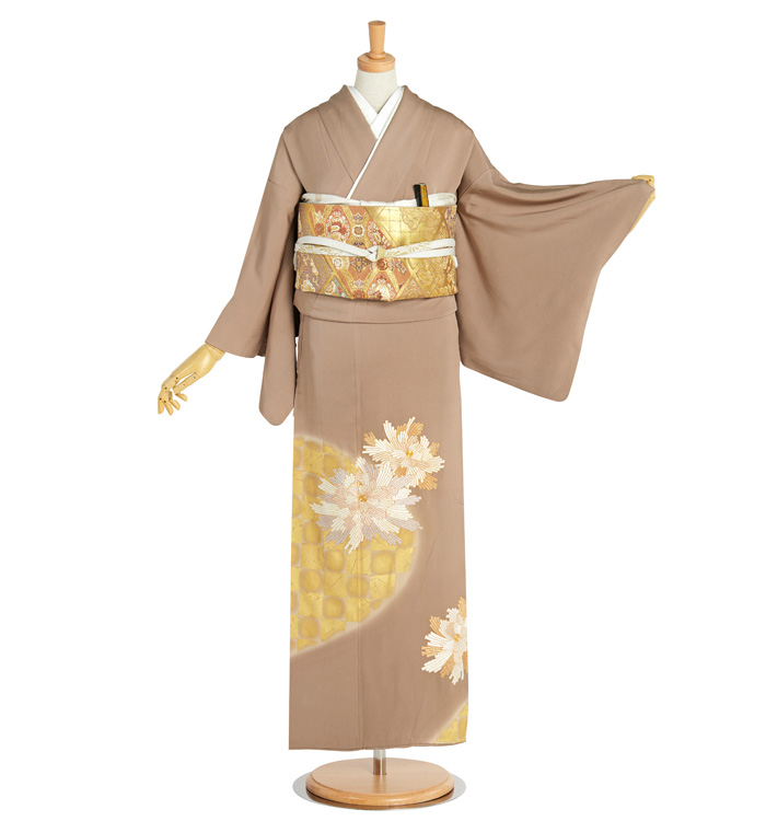 刺繍色留袖クリーニング済小物セット