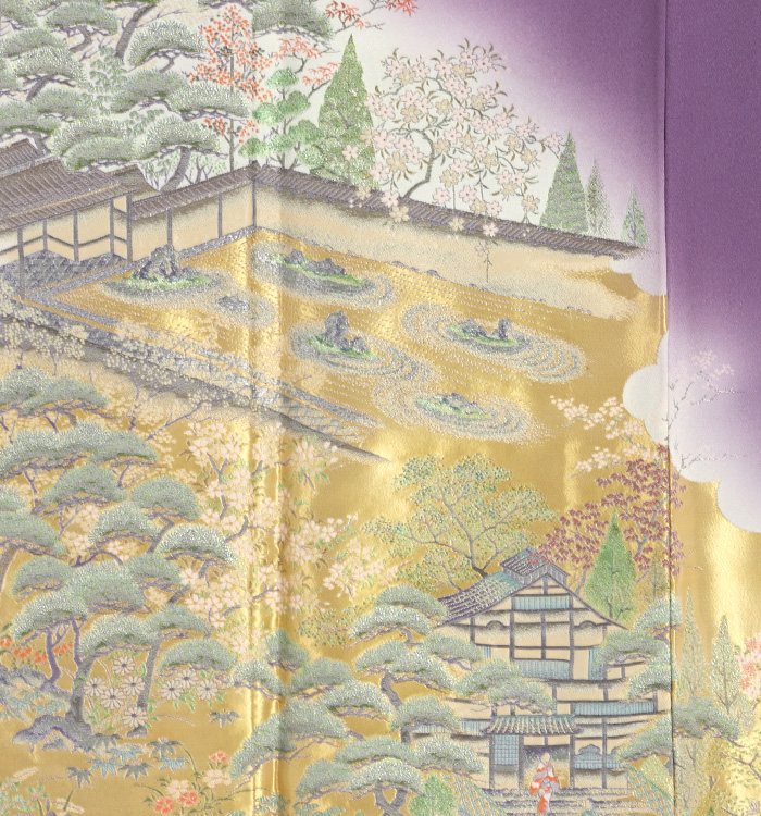 縫い取り 五つ紋色留袖 No.DA-1208-Sサイズ_05