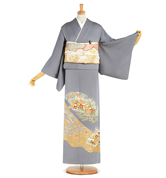 手描友禅 色留袖 No.DA-1254-Lサイズのレンタル｜きもの365