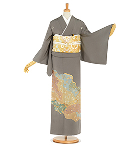 色留袖 身長154-169cm 三つ紋 it-077 色留袖 身長154-169cm 三つ紋 it-077