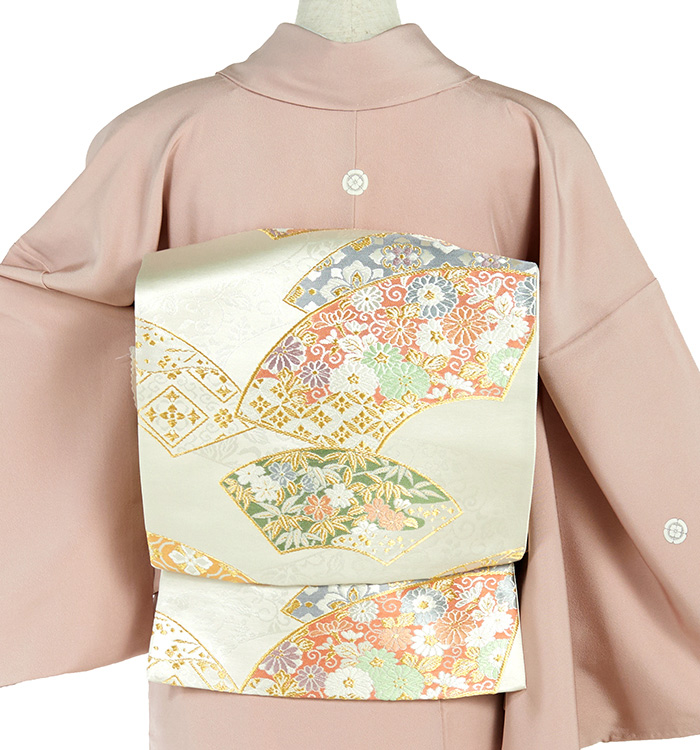 mizu 品物にて購入不可【正絹 和装小物 着物 振袖 留袖 和装】 美しいキモノ掲載柄 色留袖 No.DA-1283-Sサイズのレンタル｜きもの365
