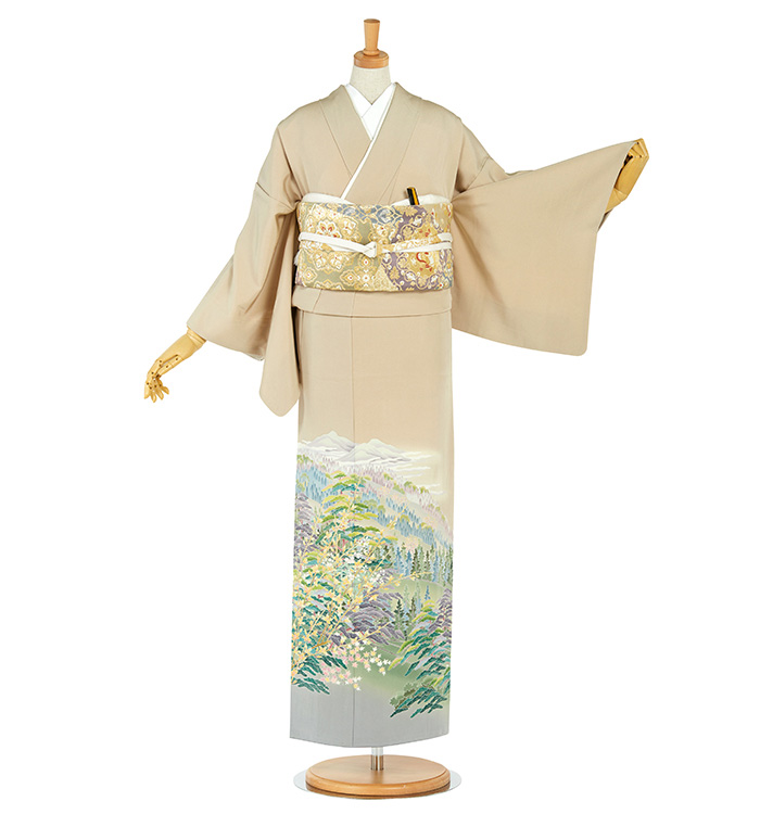 十日町友禅 色留袖 No.DA-1296-Sサイズ