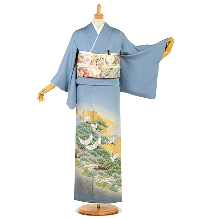 user_9d229013です❣️ 【着物と帯 時流】H25888ts◆色留 着物と帯 時流】H25888ts◇正絹 色留袖◇大きいサイズ 未使用品 紋