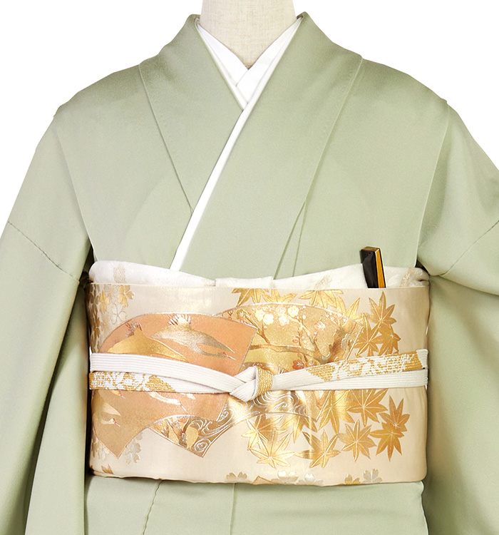 寿光織 縫い取り 一つ紋色留袖 No.DA-1418-Mサイズのレンタル｜きもの