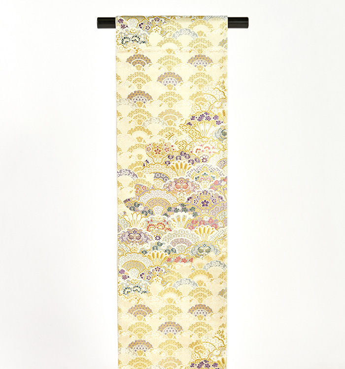 正絹 黒留袖 松尾光琳 金彩 友禅 金駒刺繡 袋帯 帯締 帯揚 4点 フル