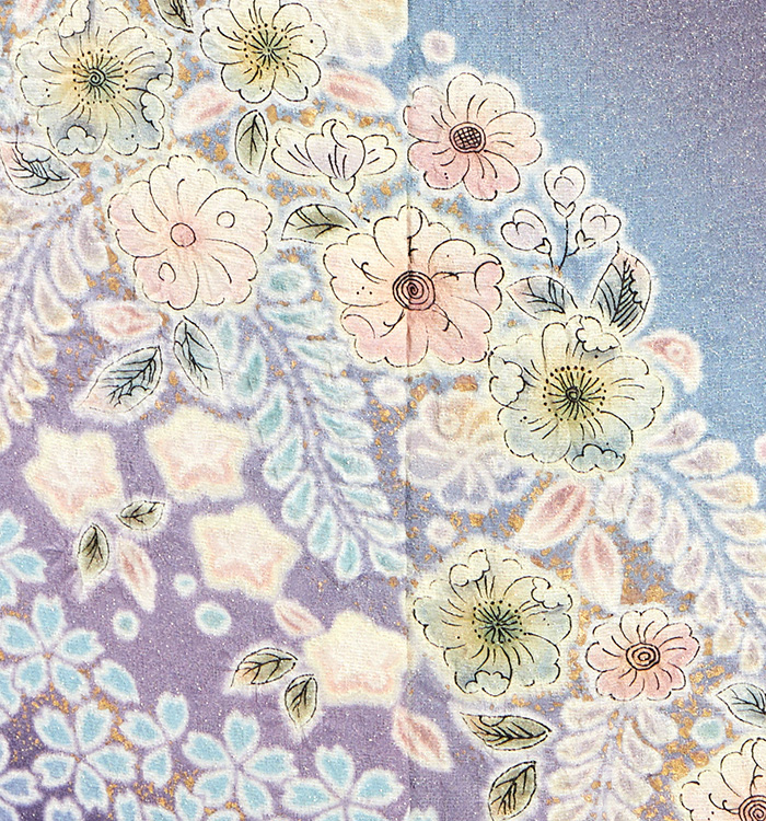 辻が花 一つ紋色留袖 No.DA-1473-Mサイズのレンタル｜きもの365