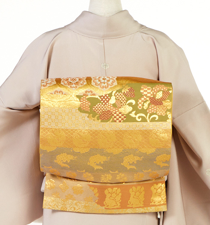 帯・逸品】甲斐泰造 五つ紋色留袖 No.DA-1515-Sサイズのレンタル