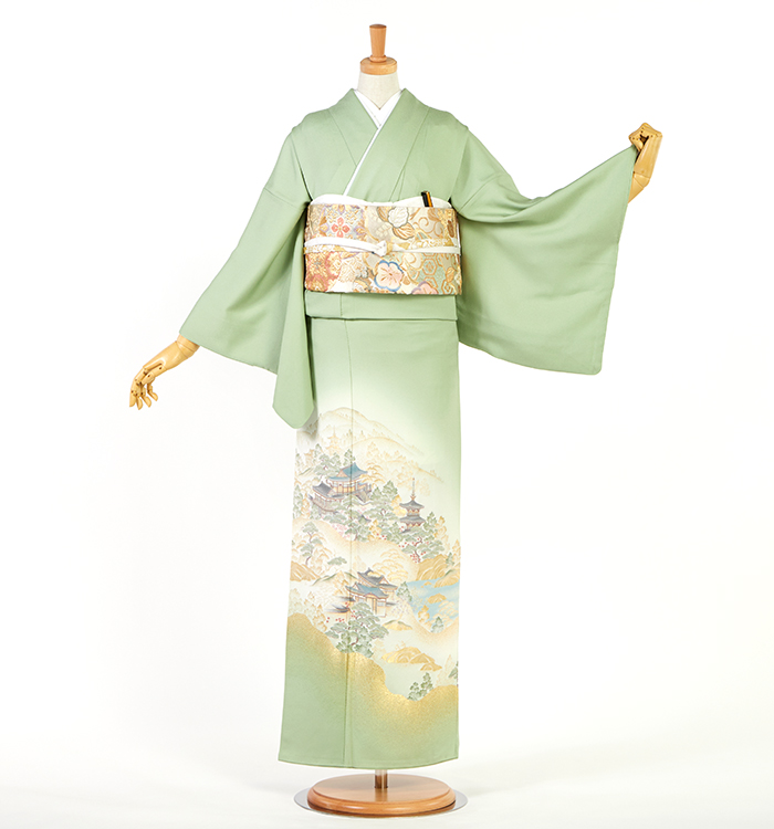 縫い取り 一つ紋色留袖 No.DA-1520-Mサイズのレンタル｜きもの365