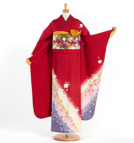 赤で人気の振袖(成人式) 通販｜格安の着物販売・購入サイト【きもの