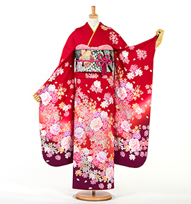 赤で人気の振袖(成人式) 通販｜格安の着物販売・購入サイト【きもの