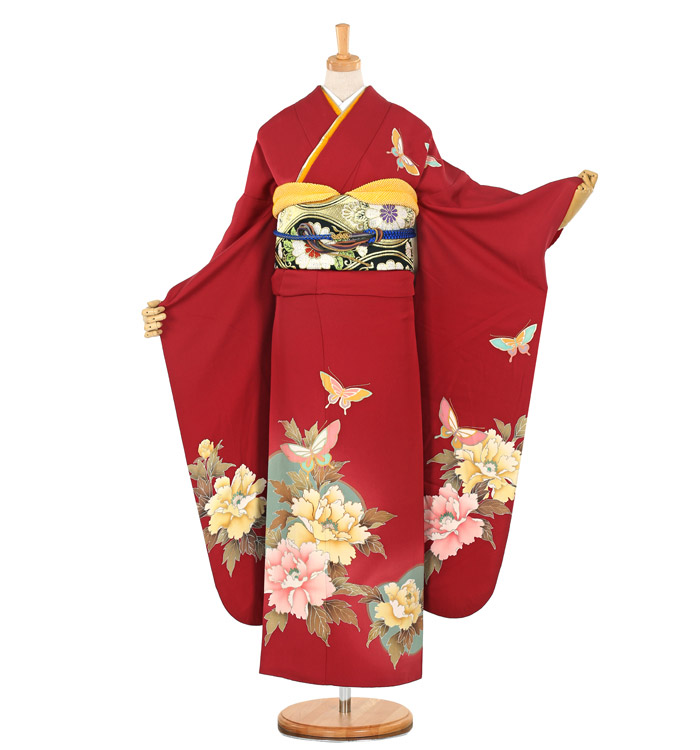 アンティーク風 振袖（専用襦袢付）No.EA-1074-Mサイズのレンタル