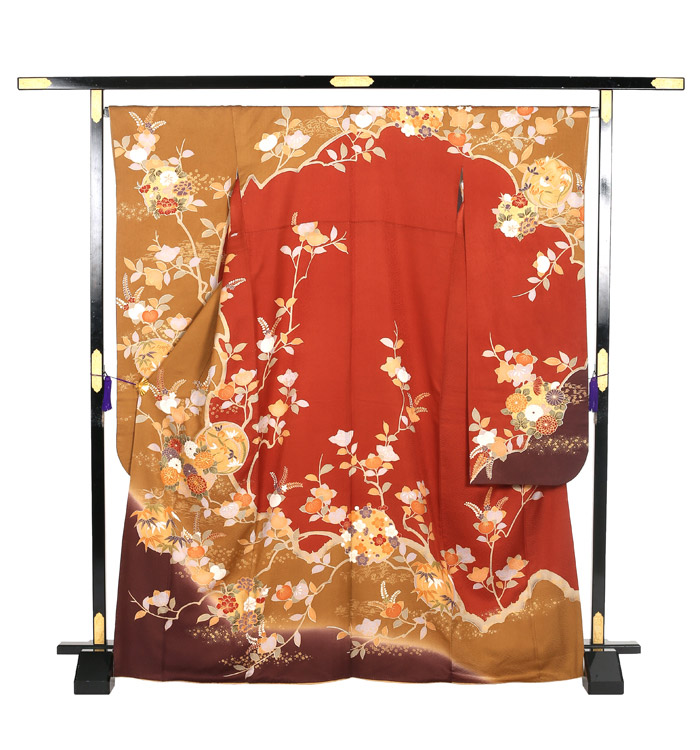 アンティーク風 振袖（専用襦袢付）No.EA-1083-Mサイズのレンタル