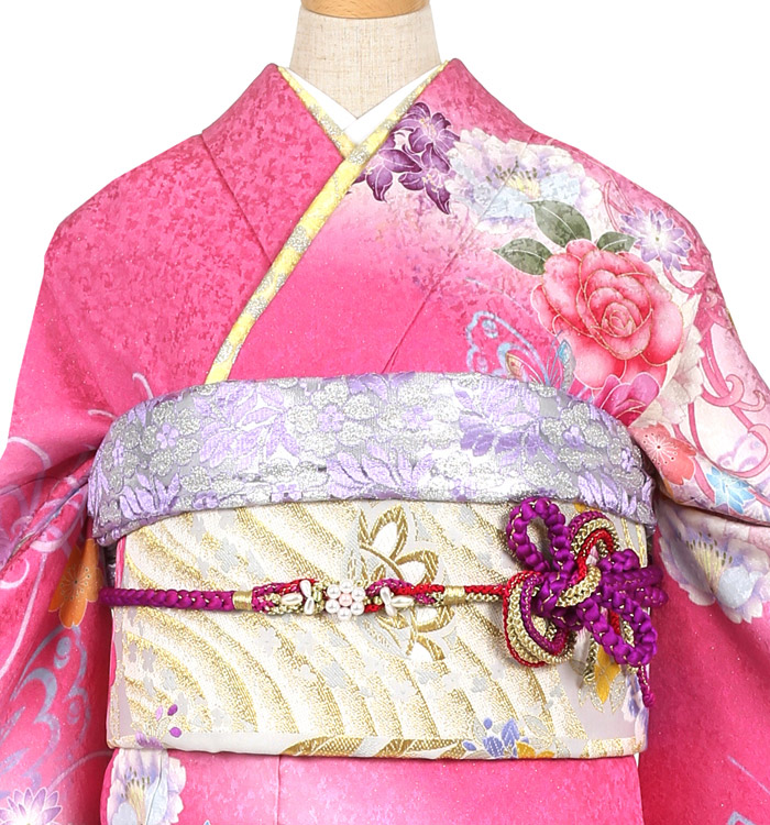 着物  生地 振袖 No.EA-1122-Lサイズのレンタル｜きもの365