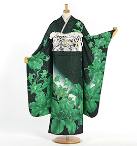 緑で人気の振袖(成人式) 通販｜格安の着物販売・購入サイト【きもの