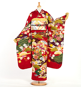 赤で人気の振袖(成人式) 通販｜格安の着物販売・購入サイト【きもの