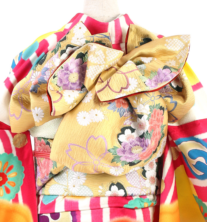 J337☆送料込み❣️振袖 着物 4枚 まとめ売り❣️ 七五三 7歳 四つ身着物フルセット ブランド Shikibu Roman 式部