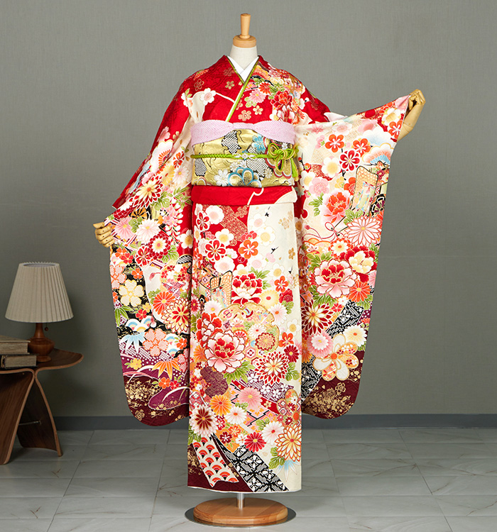 振袖（専用襦袢付）No.EA-1446-Lサイズのレンタル｜きもの365
