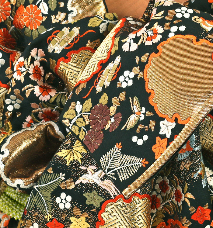 振り袖　セット　美品　パープル　美品　小物付　金彩加工　刺繍入り　459 振袖 豪華 金彩 銀通し 刺繍 身丈166cm 撥水加工済 振袖 豪華 銀通し