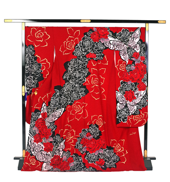 Sweet Angel 振袖（専用襦袢付）No.EA-1563-トール-LLサイズのレンタル