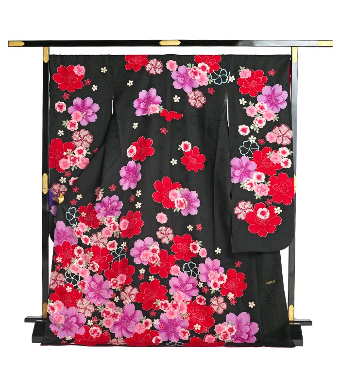 七桜 Kansai 振袖（専用襦袢付）No.EA-1915-トール-LLサイズの