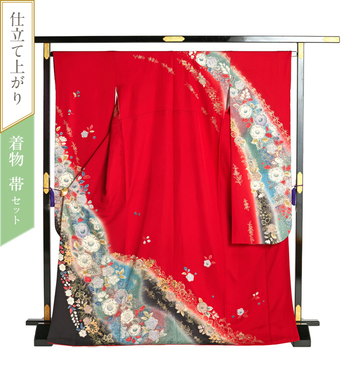 着物・帯セット】辻が花 振袖 No.EA-2144-Laサイズの通販｜きもの365 