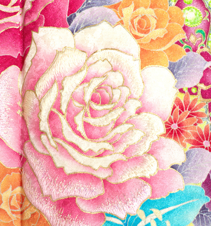 着物単品】Rose Royal 振袖 No.EA-2181-Lサイズの通販｜きもの365