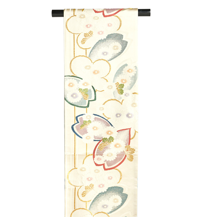 金通し　辻ヶ花　刺繍　振袖襦袢　振袖　着物　104a p 金通し 辻ヶ花 刺繍 振袖襦袢 振袖 着物 104a p